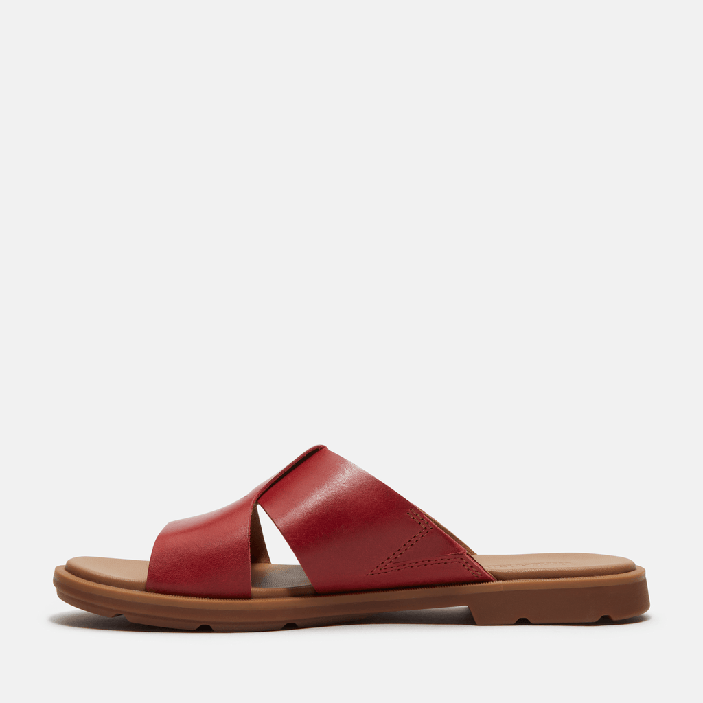 Womens Calista Bay Slide Sandal TBL Red FullGrain ALT6