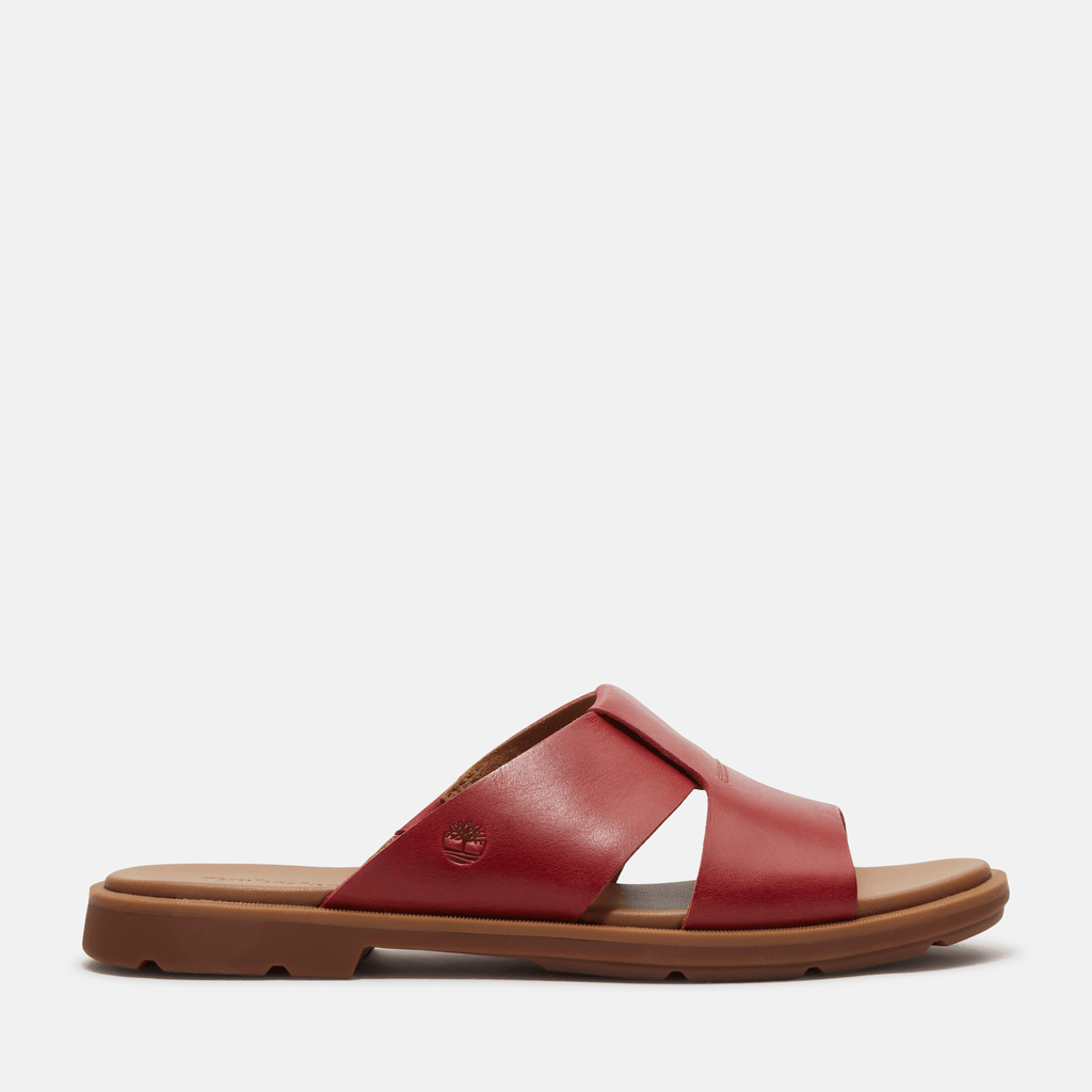 Womens Calista Bay Slide Sandal TBL Red FullGrain HERO