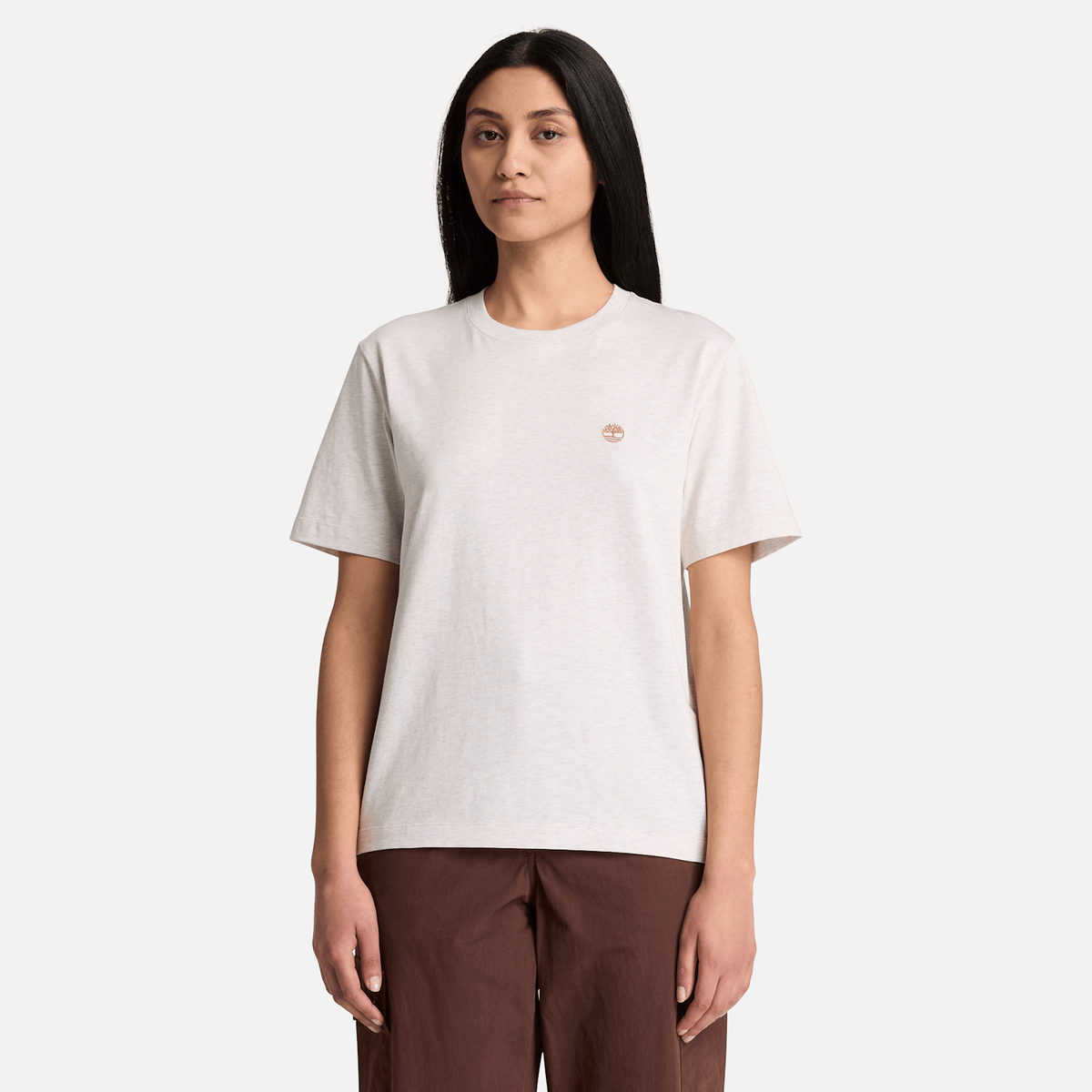 Womens Crafted Crew ShortSleeve TShirt TBL Light Oatmeal Heather ALT1