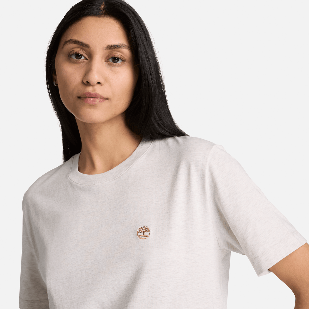 Womens Crafted Crew ShortSleeve TShirt TBL Light Oatmeal Heather ALT3