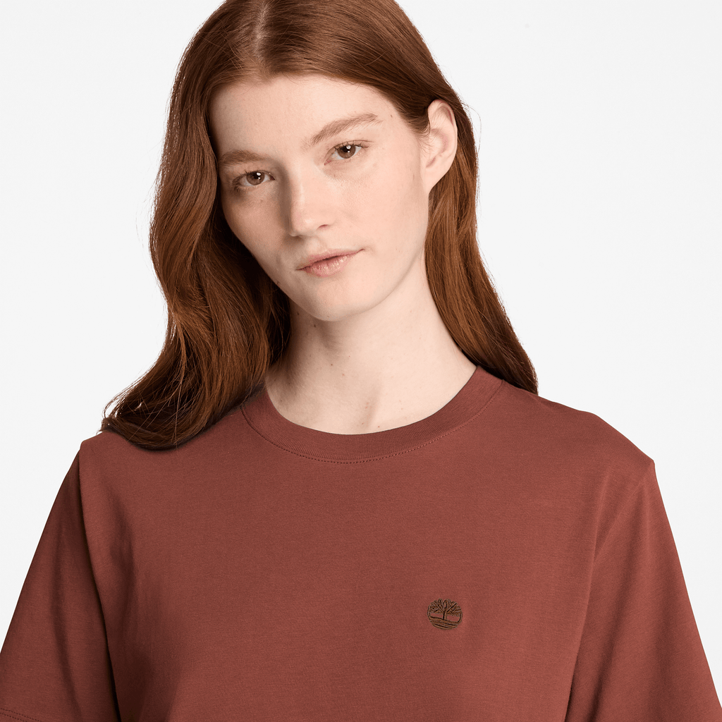 Womens Crafted Crew ShortSleeve TShirt TBL Brown ALT3