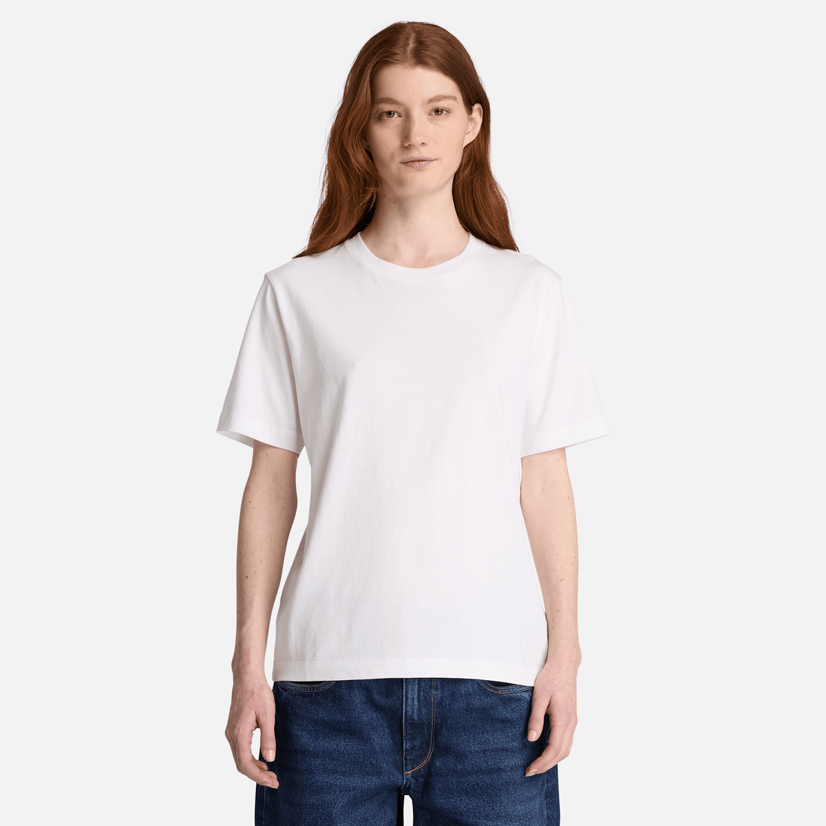 Womens Crafted Crew ShortSleeve TShirt TBL White ALT1