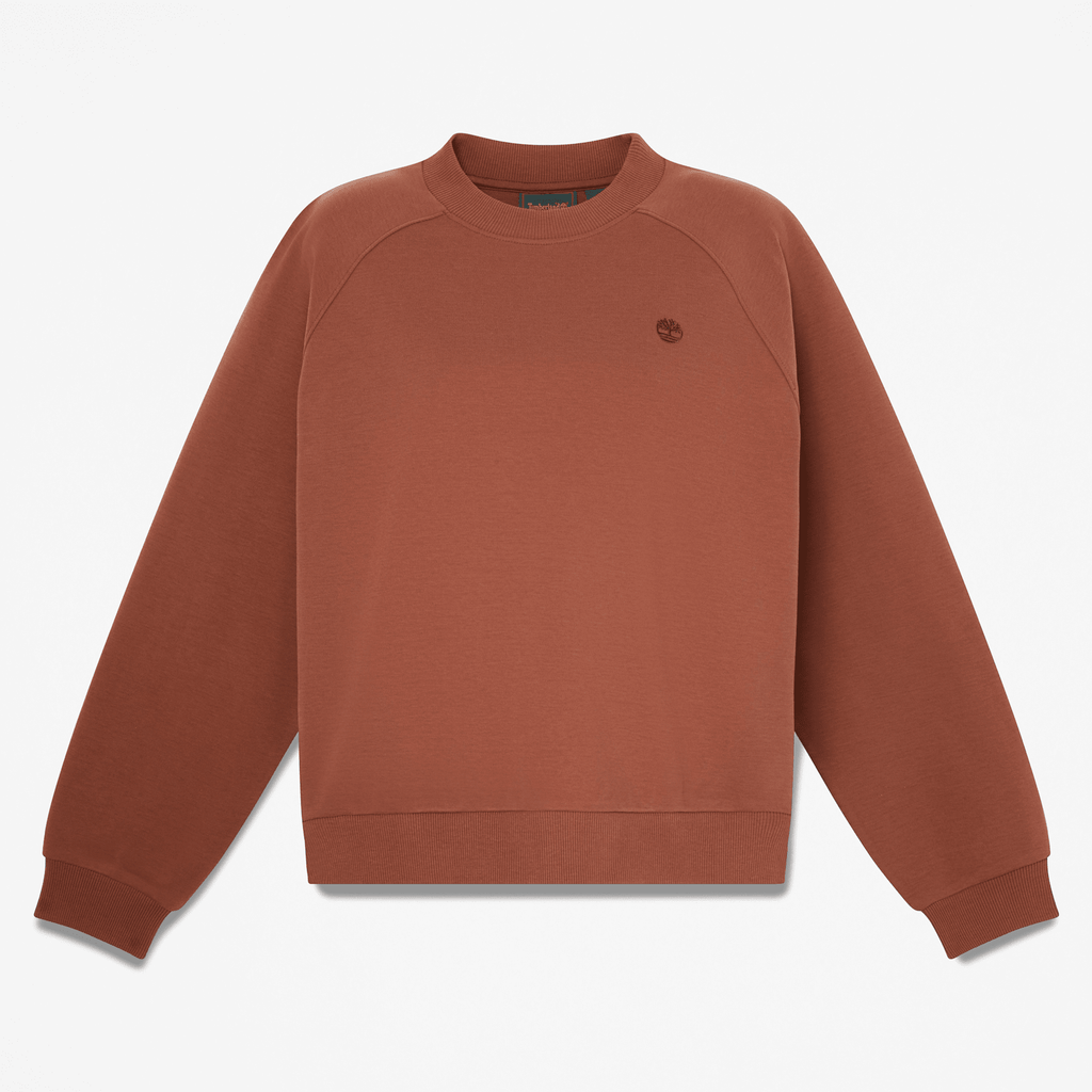 Womens Crafted Crew Sweatshirt TBL Brown HERO