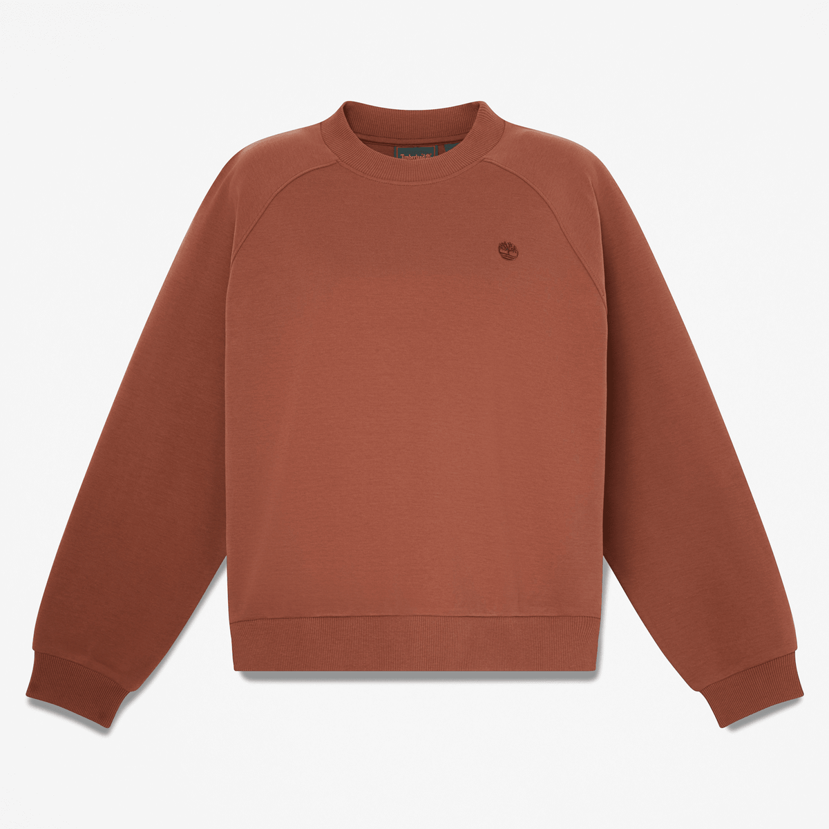 Womens Crafted Crew Sweatshirt TBL Brown HERO