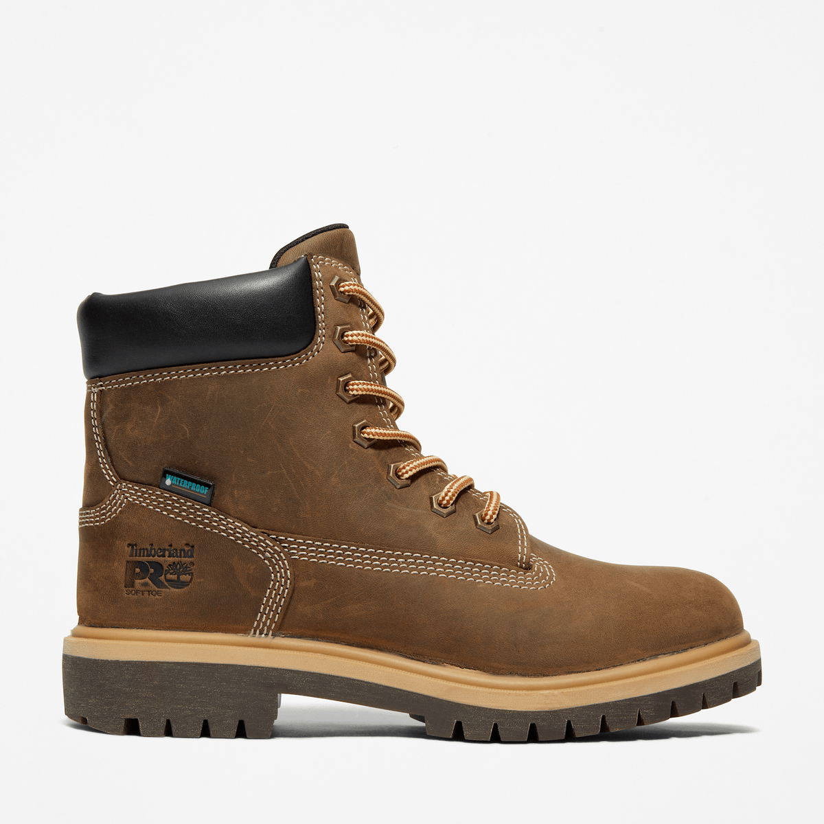 Womens Direct Attach 6 Waterproof Work Boot TBL Turkish Coffee Brown HERO