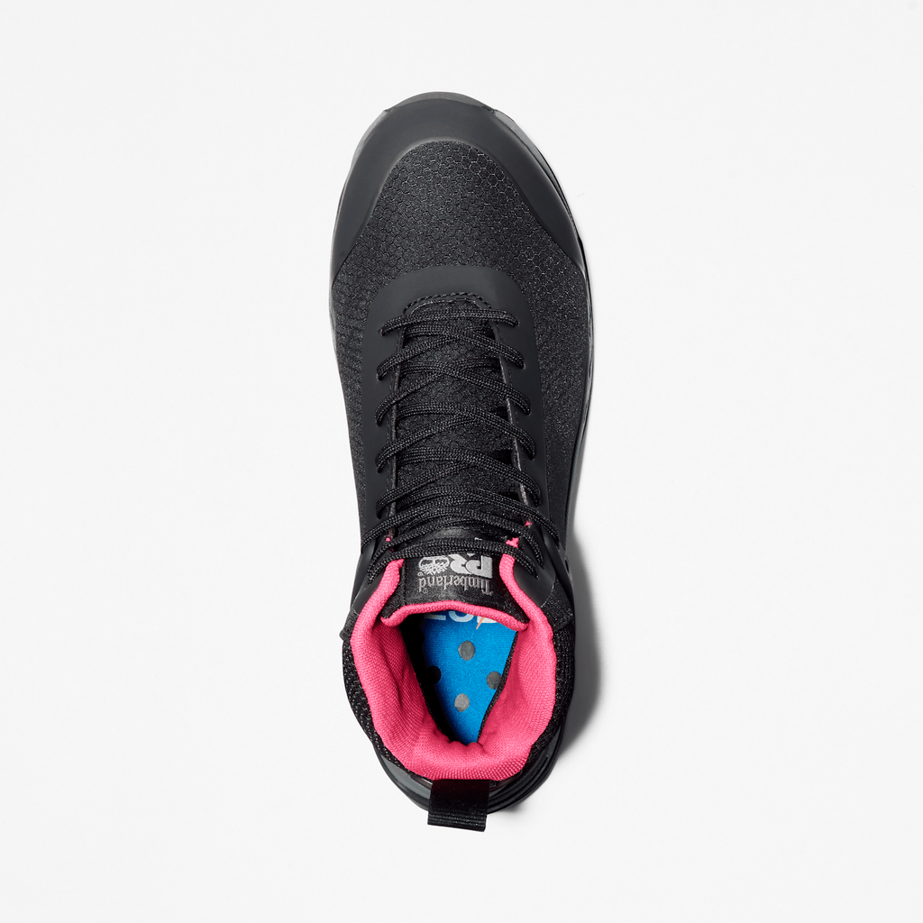 Womens Drivetrain Composite Toe Work Sneaker TBL BlackGrey ALT2
