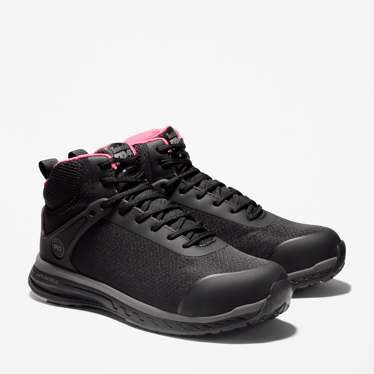 Womens Drivetrain Composite Toe Work Sneaker TBL BlackGrey ALT4