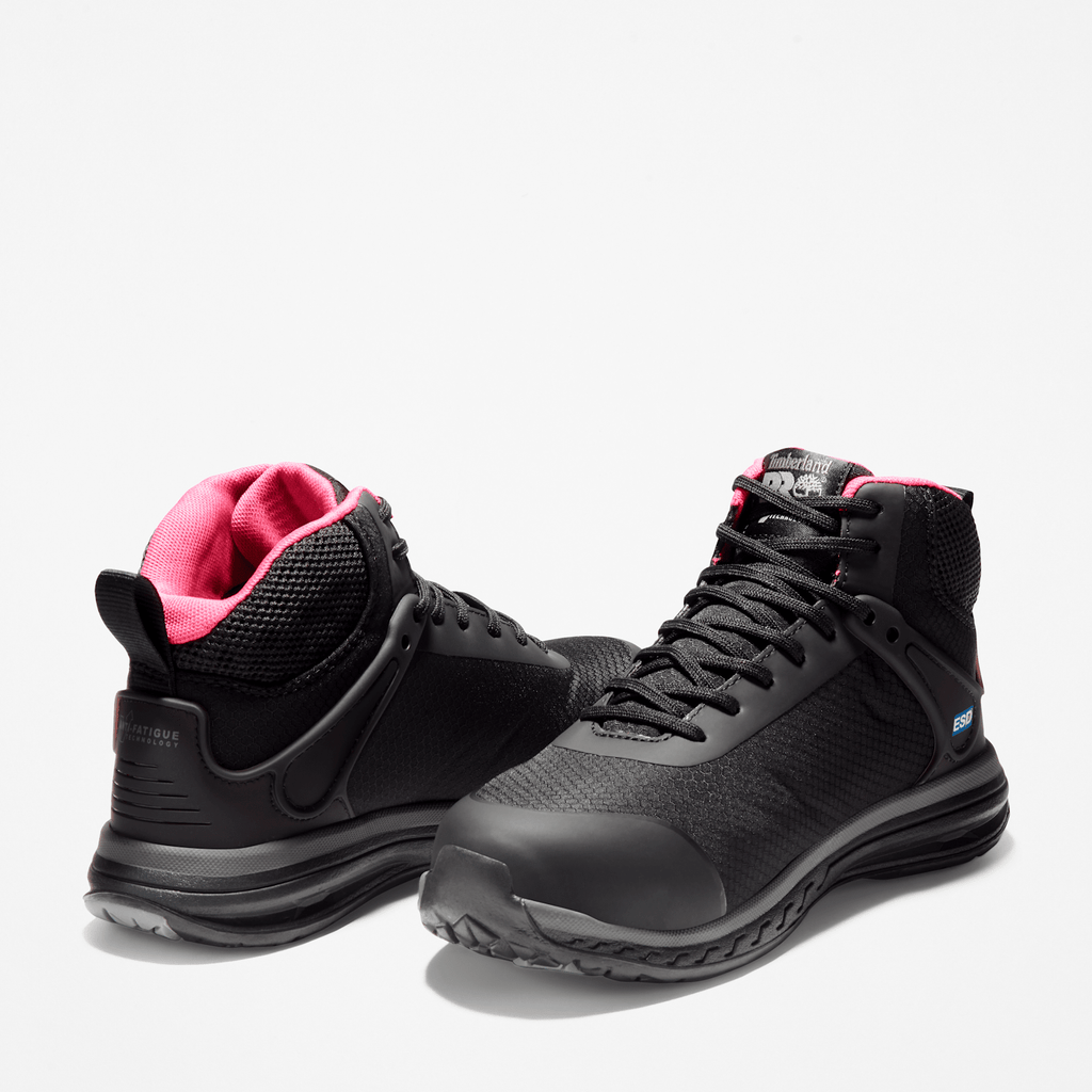 Womens Drivetrain Composite Toe Work Sneaker TBL BlackGrey ALT5
