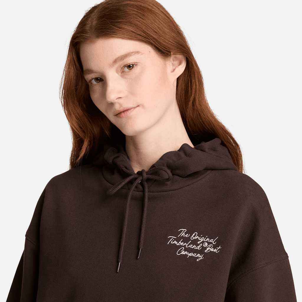 Womens Elevated Hoodie TBL Dark Brown ALT3