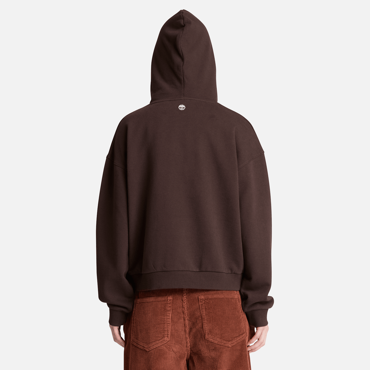 Womens Elevated Hoodie TBL Dark Brown ALT8