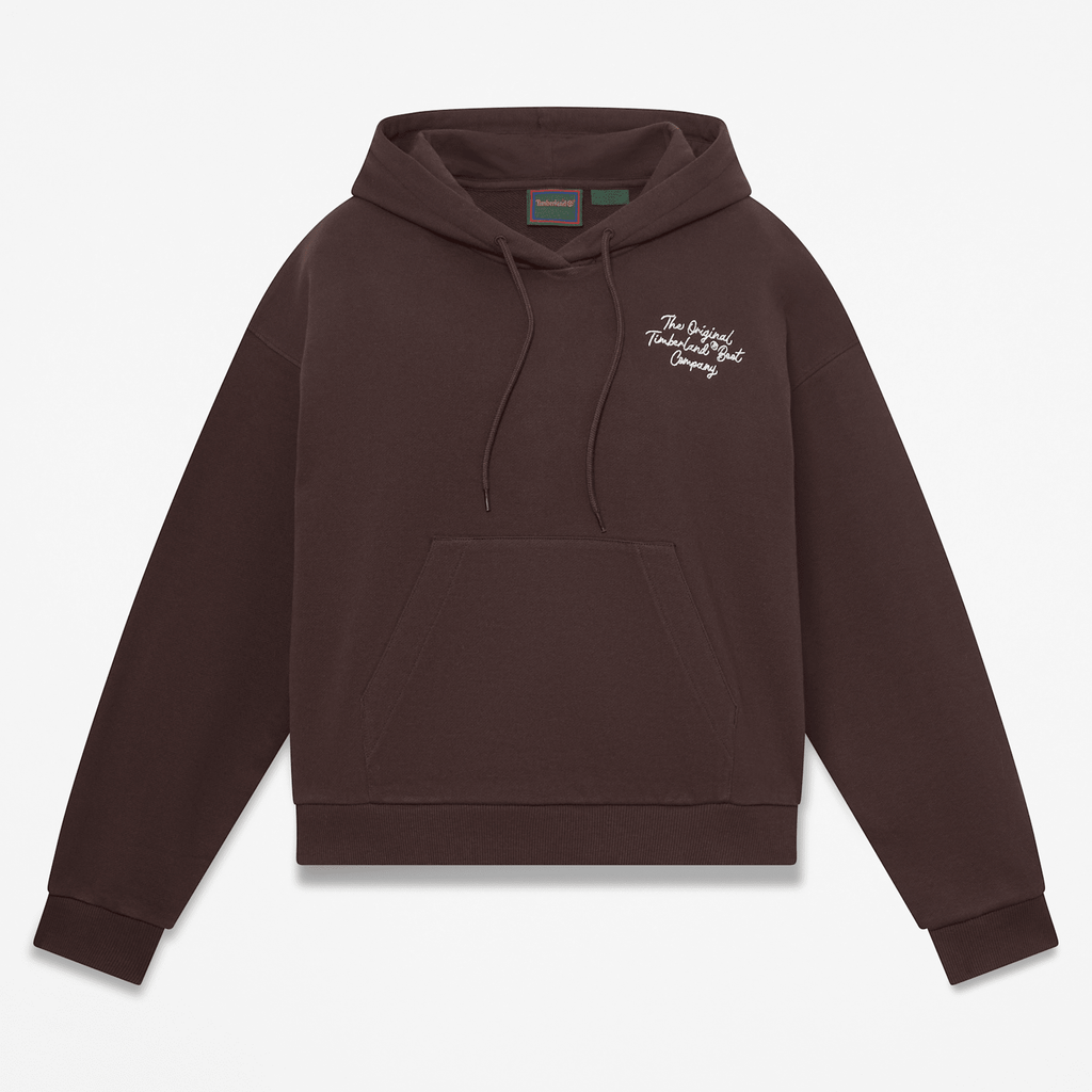 Womens Elevated Hoodie TBL Dark Brown HERO