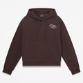 Womens Elevated Hoodie TBL Dark Brown HERO