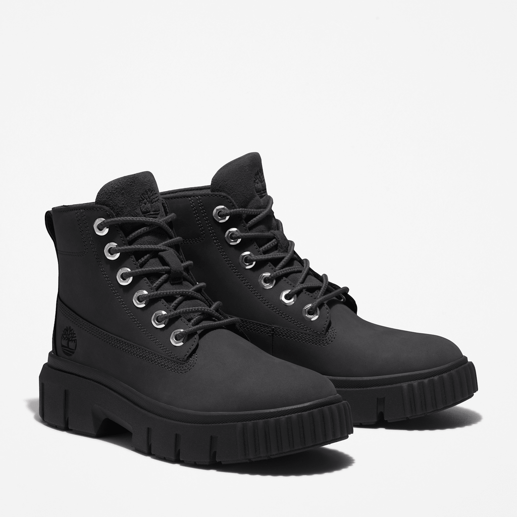 Womens Greyfield Mid LaceUp Boot TBL Black ALT4