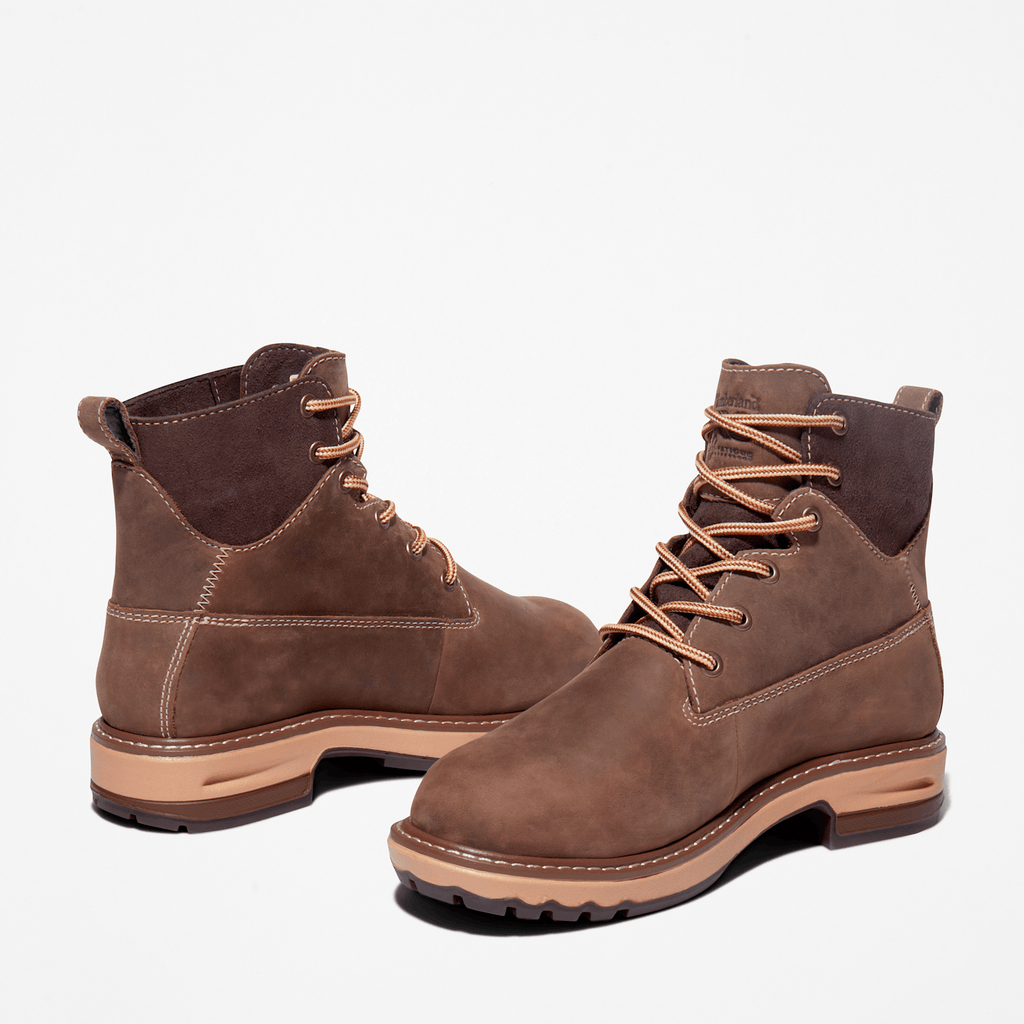 Womens Hightower 6 Alloy Toe Waterproof Work Boot TBL Turkish Coffee Brown ALT5