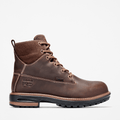 Womens Hightower 6 Alloy Toe Waterproof Work Boot TBL Coffee Brown HERO
