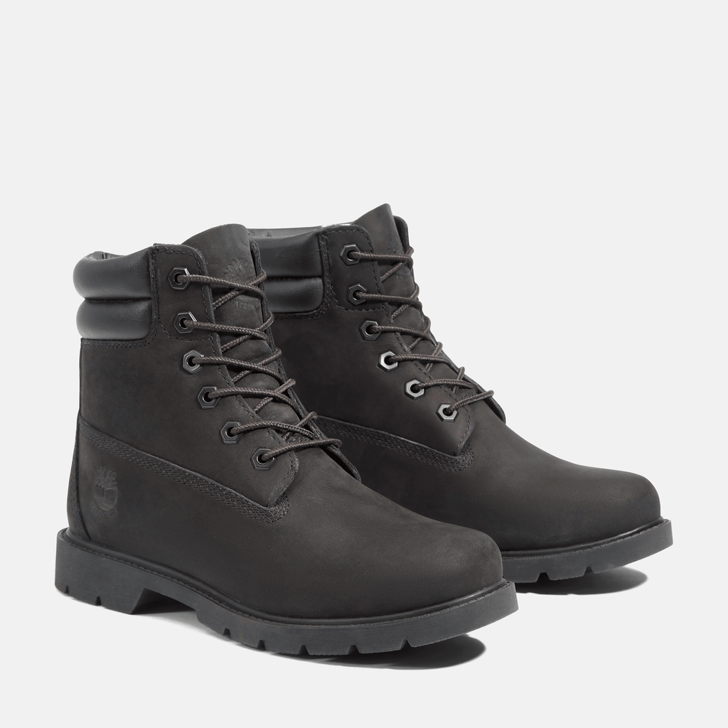 Womens Linden Woods 6Inch Waterproof Boot TBL Black ALT4