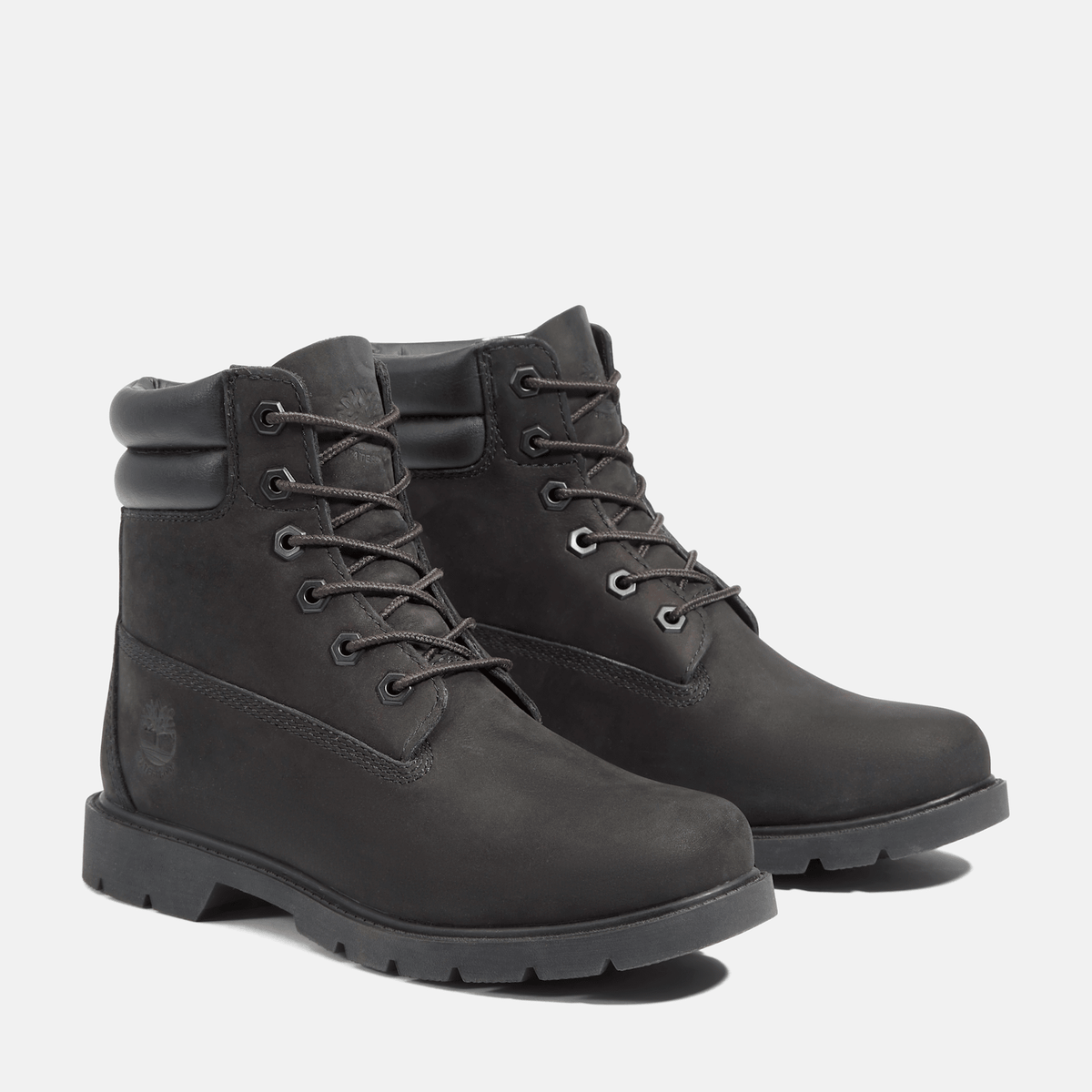Womens Linden Woods 6Inch Waterproof Boot TBL Black ALT4
