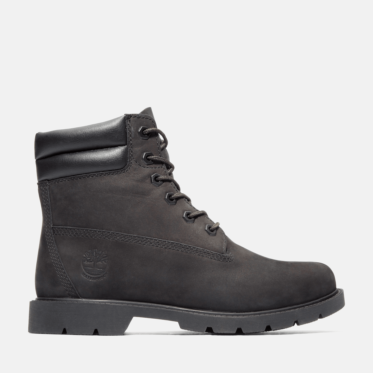 Womens Linden Woods 6Inch Waterproof Boot TBL Black HERO