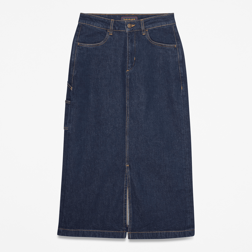 Womens Long Denim Skirt TBL Rinse HERO