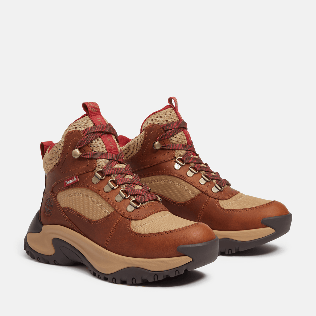 Womens Mt Maddsen Peak Waterproof Hiking Boot TBL Rust FullGrain ALT4
