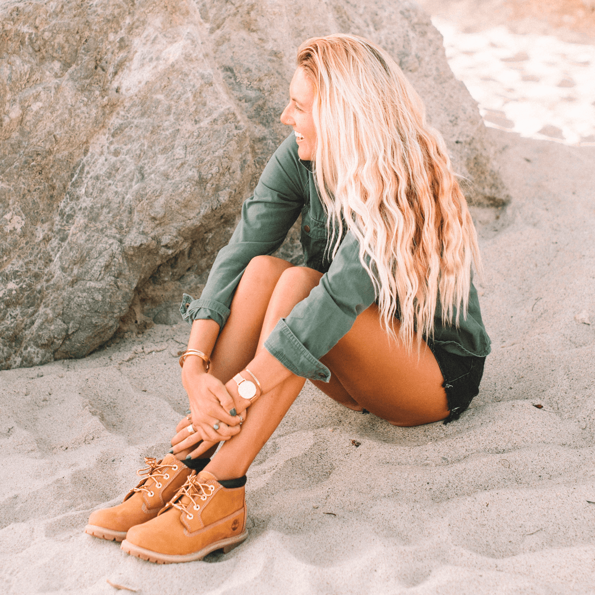Womens Nellie Mid Waterproof Chukka Boot TBL Wheat ALT10