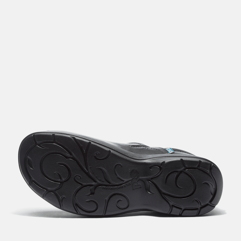 Womens Newbury Casual Alloy Toe Work Shoe TBL Black ALT3