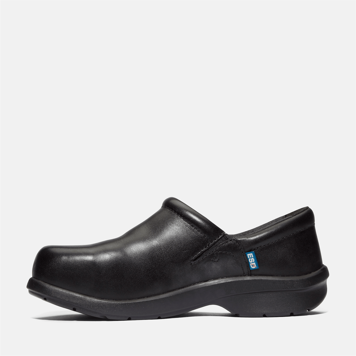 Womens Newbury Casual Alloy Toe Work Shoe TBL Black ALT6