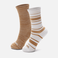 Womens Novelty 2Pack Crew Sock TBL Olive Heather HERO