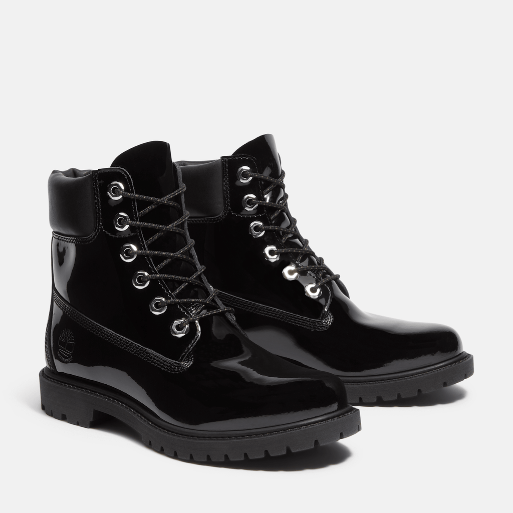 Womens Patent Leather Premium 6Inch Waterproof Boot TBL Black Patent Leather ALT4