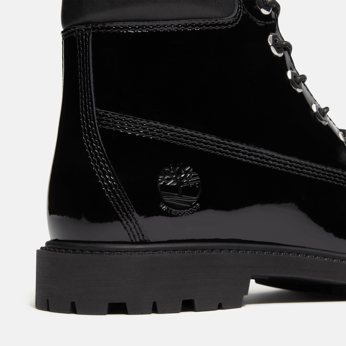 Womens Patent Leather Premium 6Inch Waterproof Boot TBL Black Patent Leather ALT7