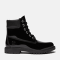 Womens Patent Leather Premium 6Inch Waterproof Boot TBL Black Patent Leather HERO