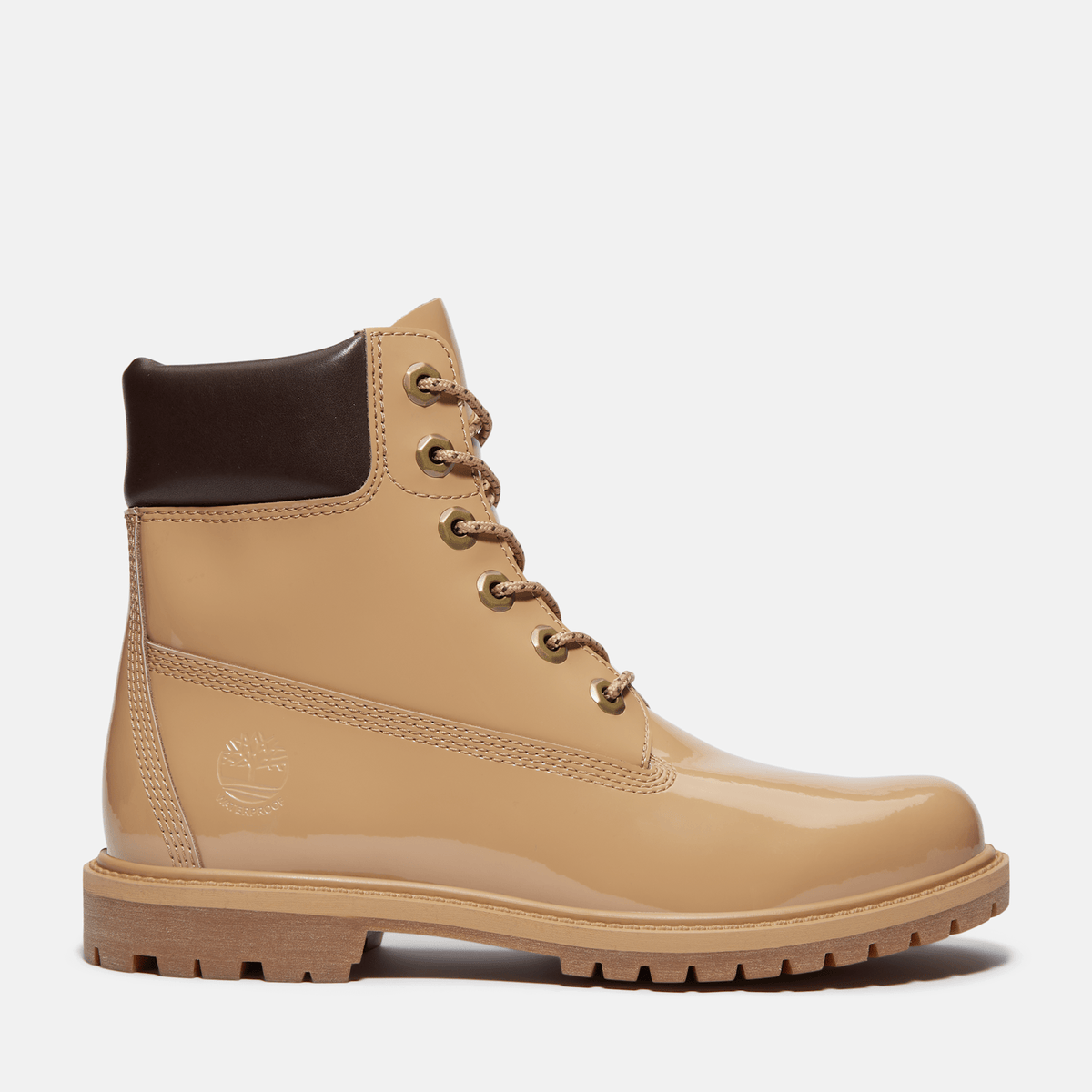 Womens Patent Leather Premium 6Inch Waterproof Boot TBL Wheat Patent Leather HERO