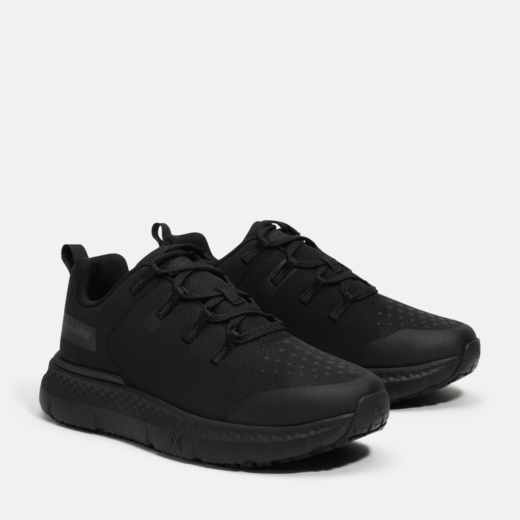 Womens Power Shift SlipResistant Hospitality Work Sneaker TBL Black Ripstop Nylon ALT4
