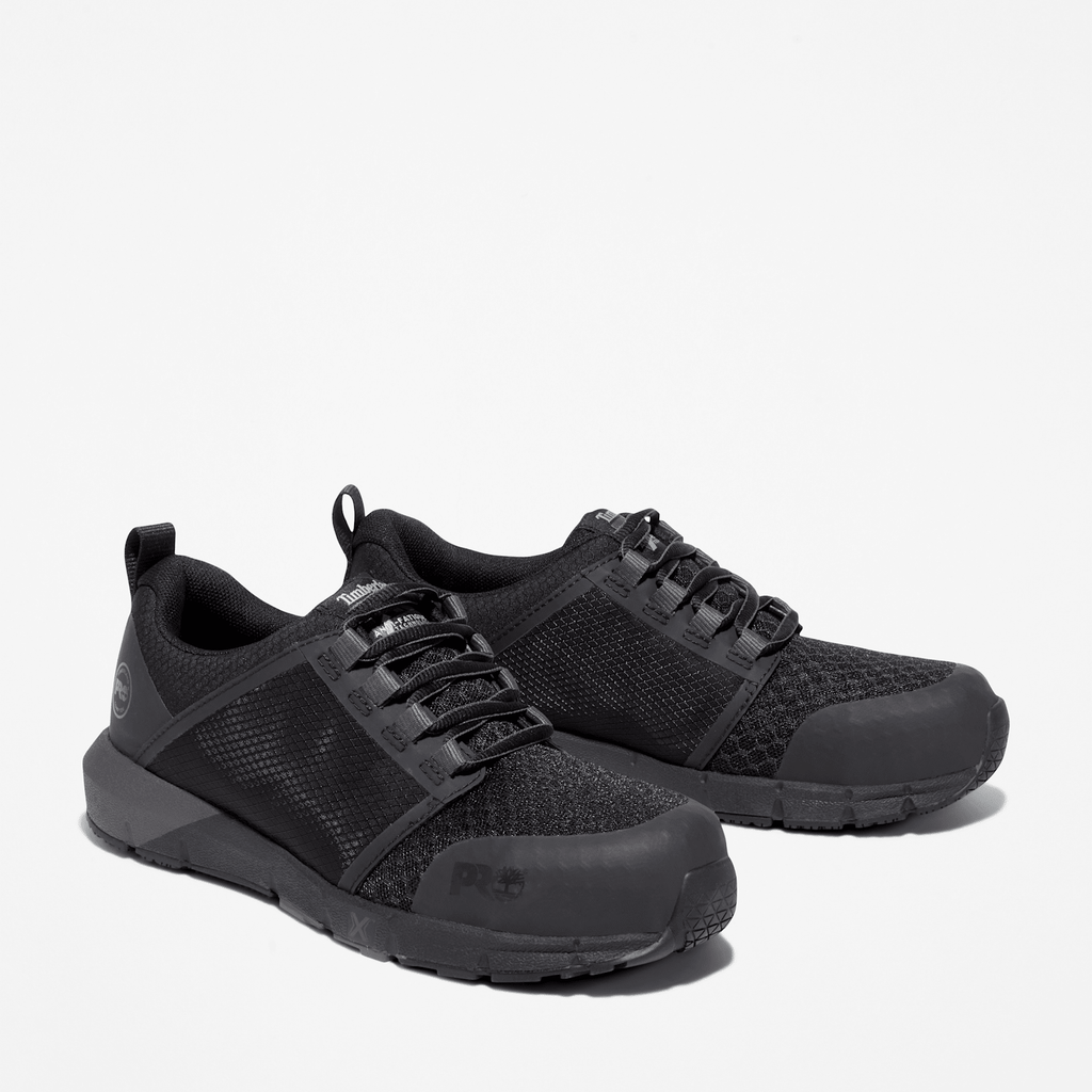 Womens Radius Composite Toe Work Sneaker TBL Black ALT5