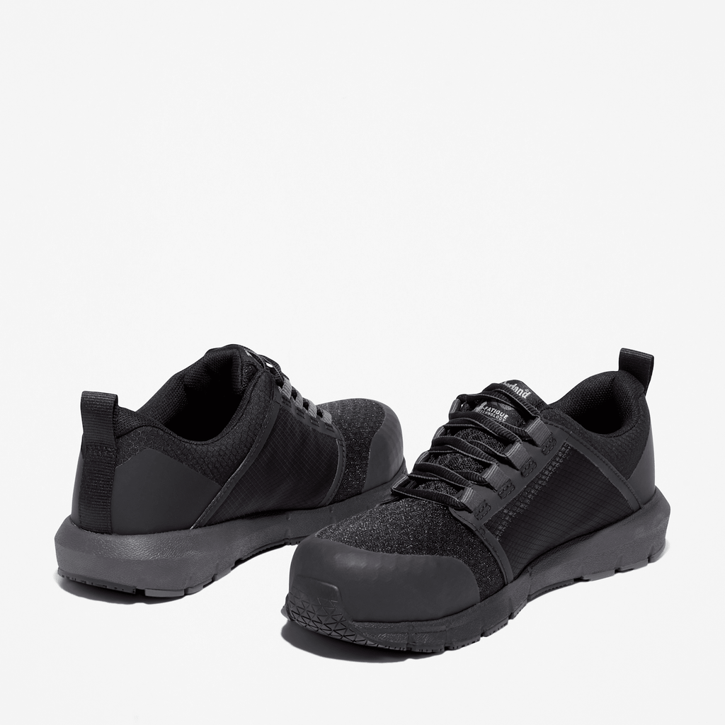 Womens Radius Composite Toe Work Sneaker TBL Black ALT6