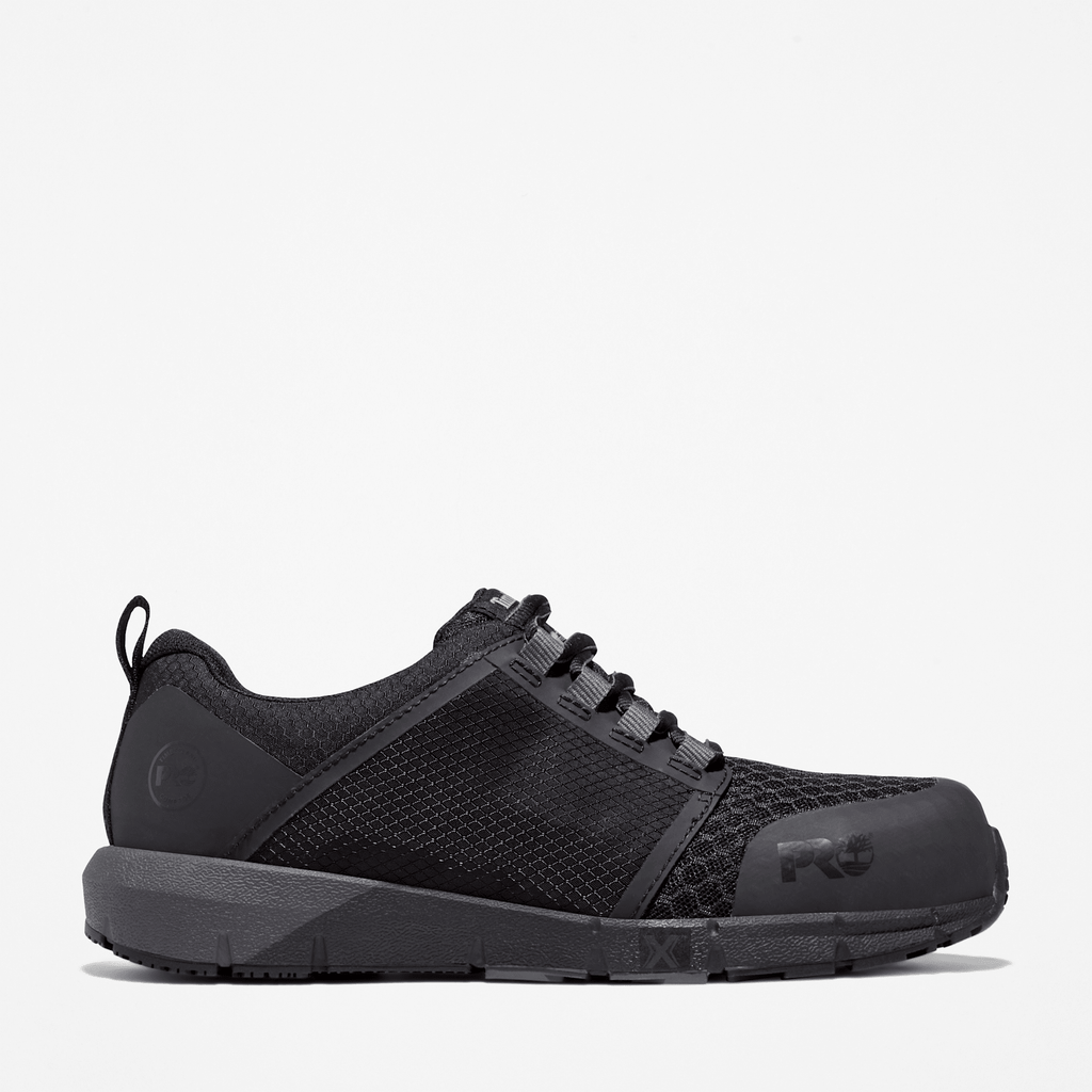 Womens Radius Composite Toe Work Sneaker TBL Black HERO