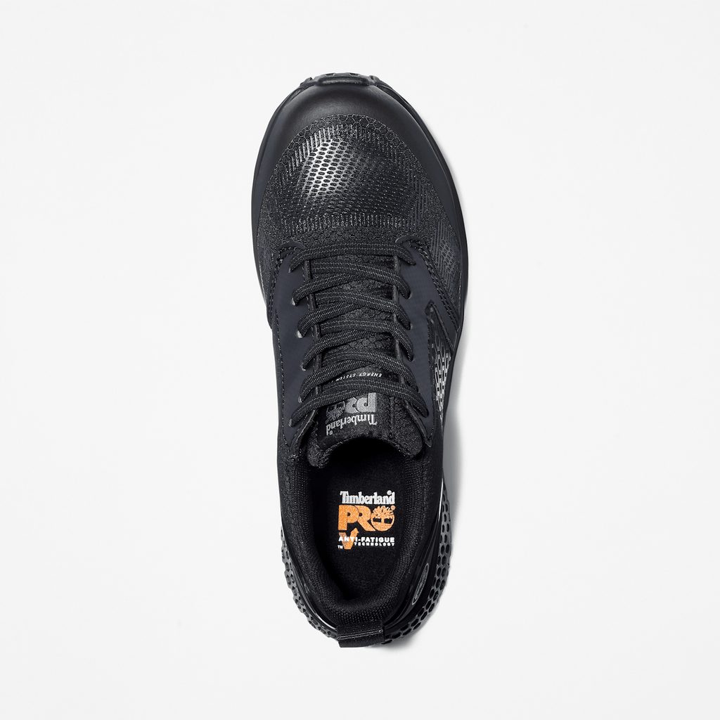Womens Reaxion Composite Toe Work Sneaker TBL BlackGrey ALT2