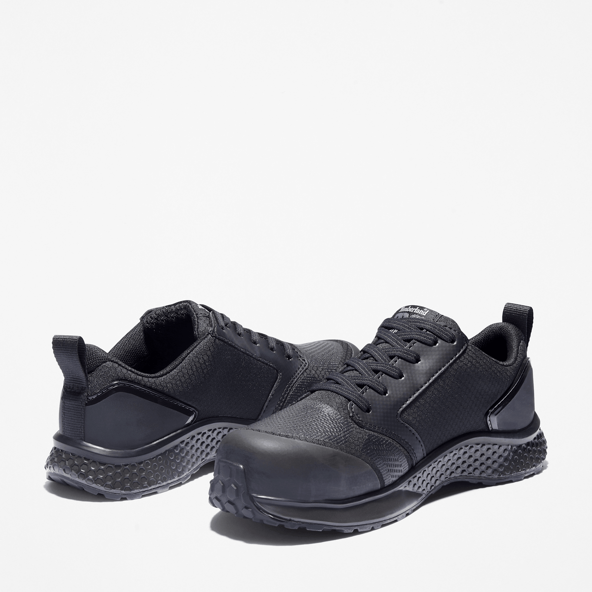 Womens Reaxion Composite Toe Work Sneaker TBL BlackGrey ALT5