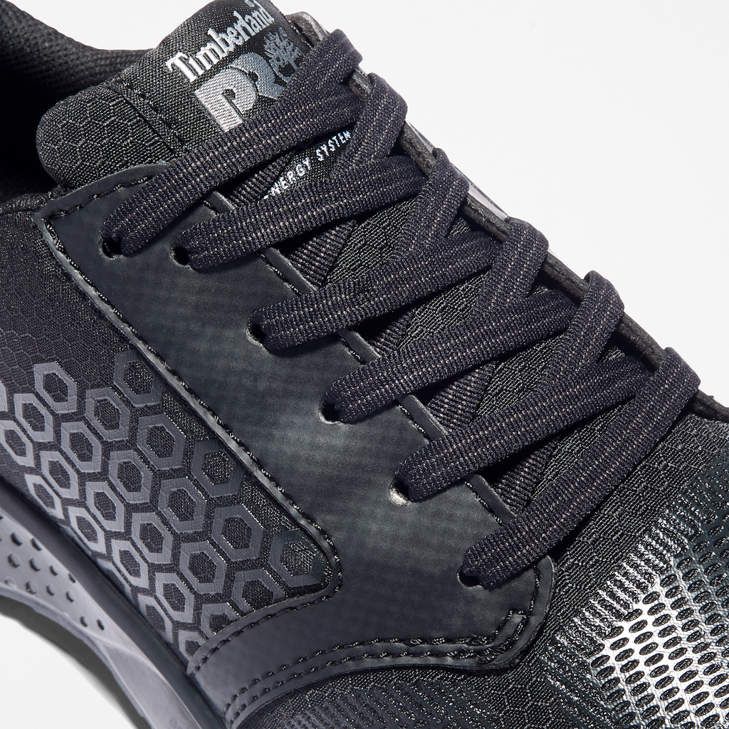 Womens Reaxion Composite Toe Work Sneaker TBL BlackGrey ALT6