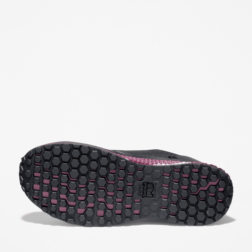 Womens Reaxion Composite Toe Work Sneaker TBL BlackPurple ALT3