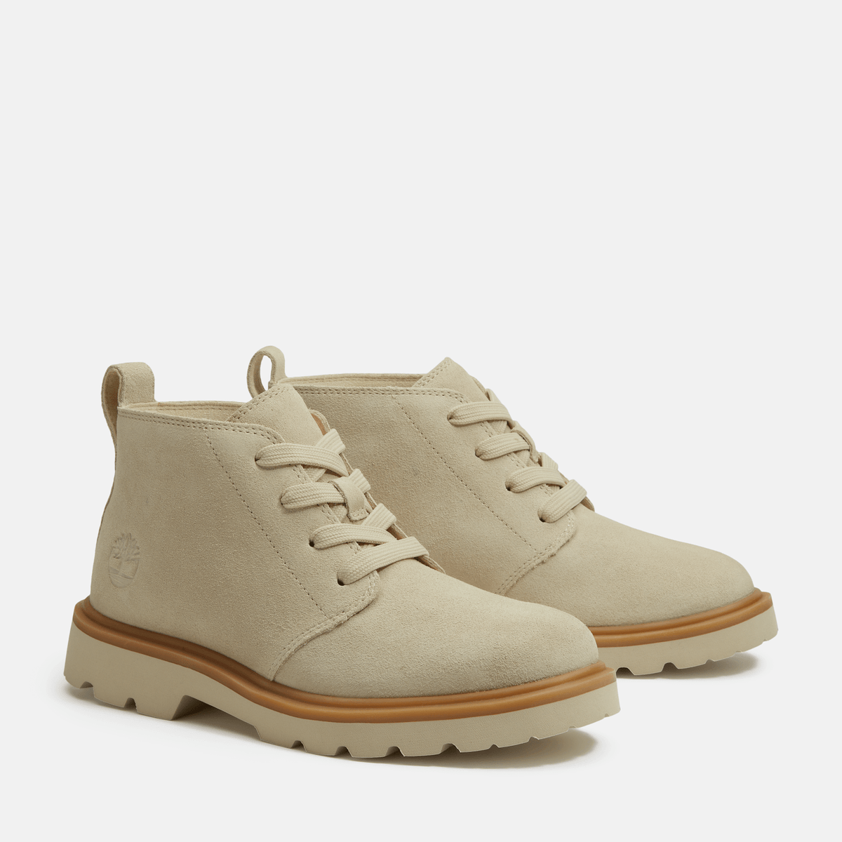 Womens Rowan Way Mid Chukka Boot TBL Light Beige Suede ALT4