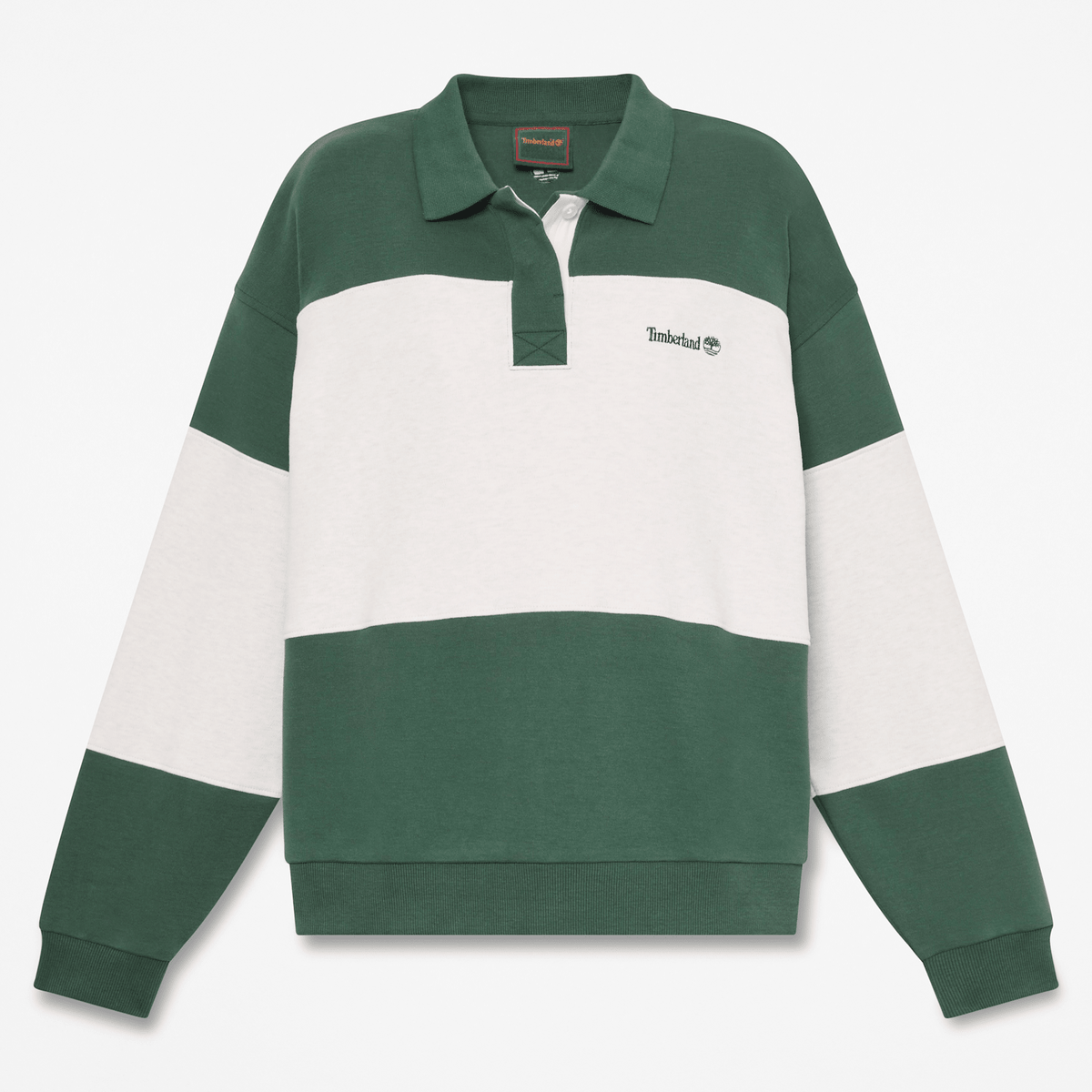 Womens Rugby Polo Sweatshirt TBL SycamoreLight Oatmeal Heather HERO