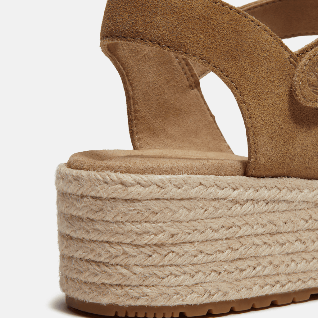 Womens Santorini Sun Backstrap Sandal TBL Beige Suede ALT7