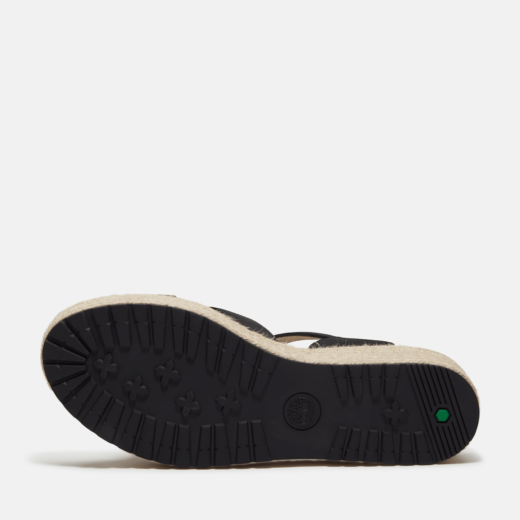 Womens Santorini Sun Backstrap Sandal TBL Black FullGrain ALT3