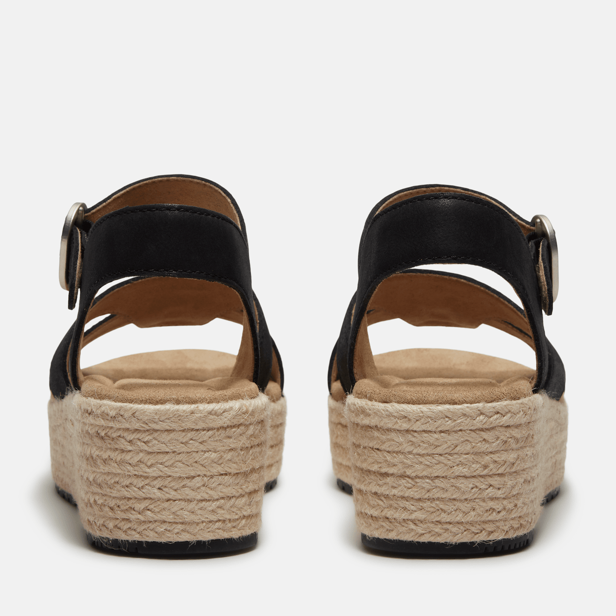 Womens Santorini Sun Backstrap Sandal TBL Black FullGrain ALT5