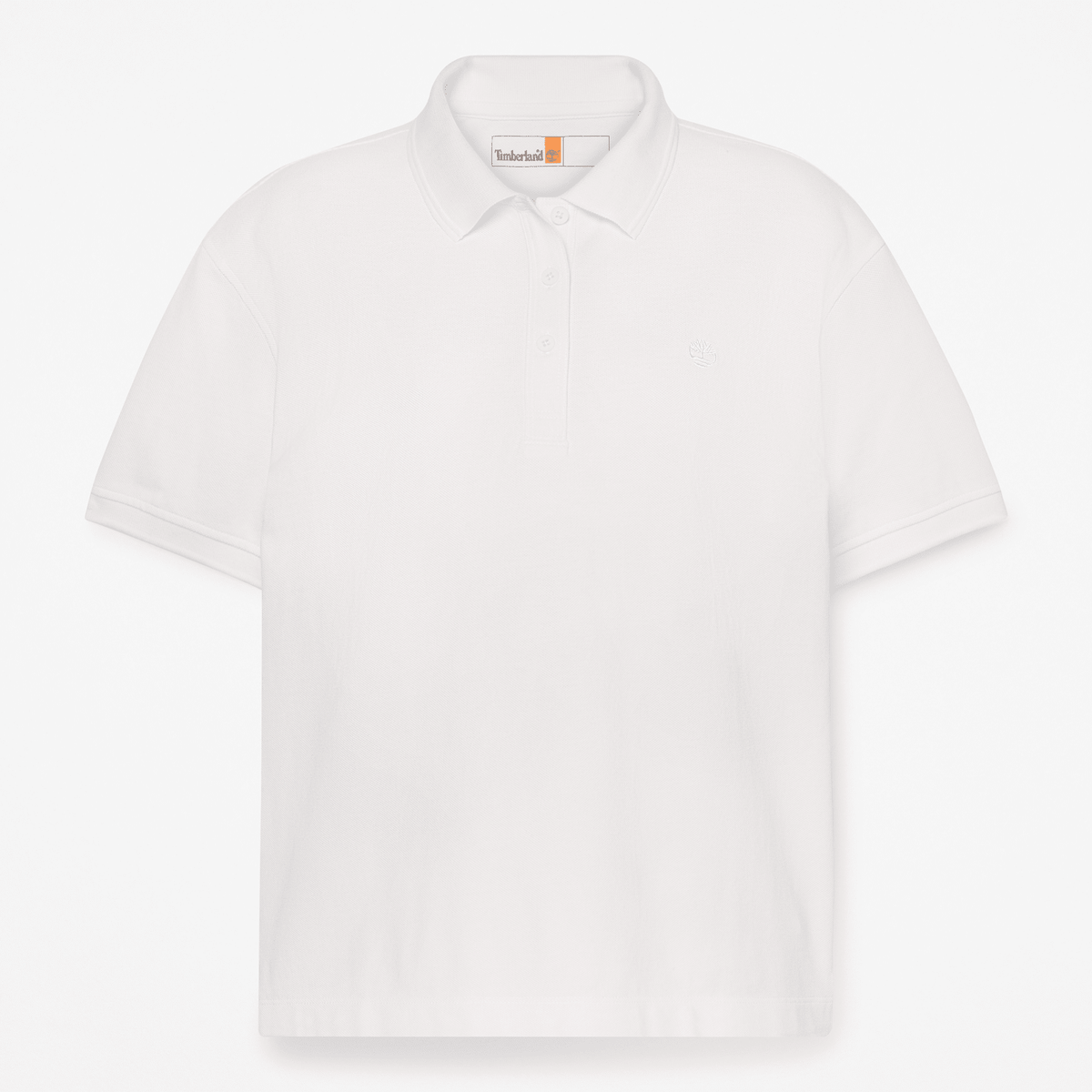 Womens ShortSleeve Pique Polo TBL White HERO