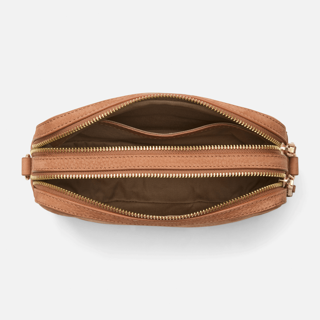 Womens Soft Leather Camera Bag TBL Tan Leather ALT1
