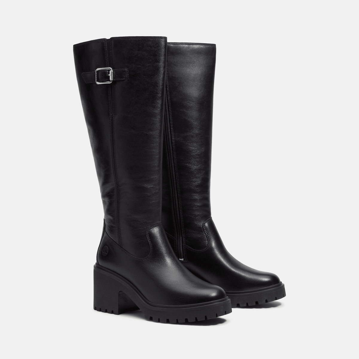 Womens Stone Heights Tall SideZip Boot TBL Black FullGrain ALT4