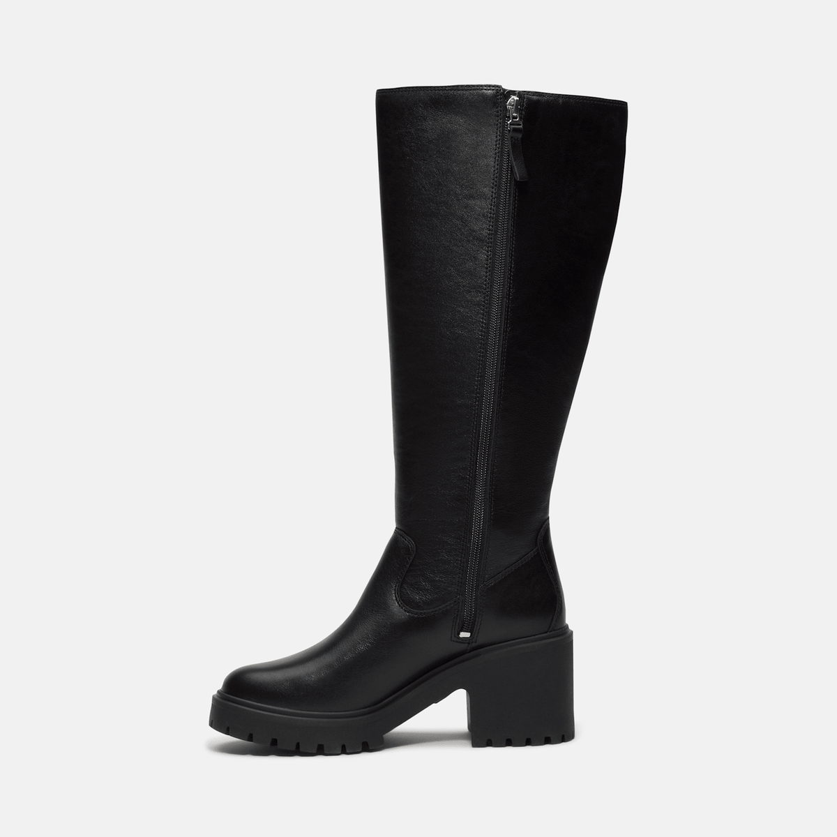 Womens Stone Heights Tall SideZip Boot TBL Black FullGrain ALT6