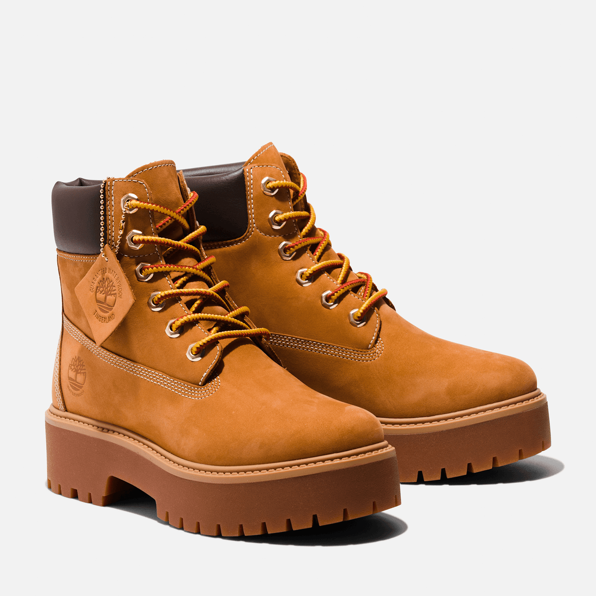 Womens Stone Street 6Inch Waterproof Platform Boot TBL Wheat ALT4